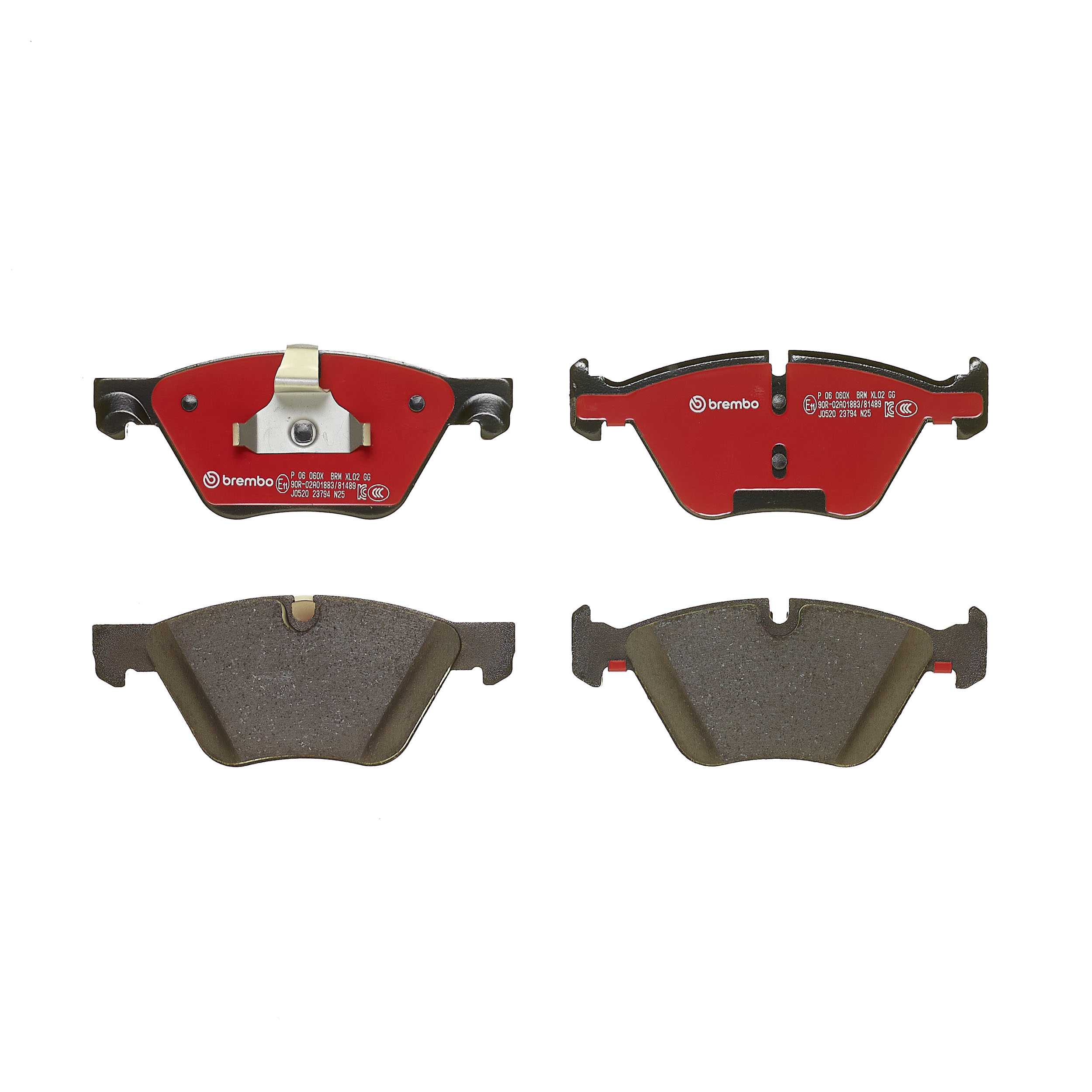 Ilustracja P 06 060X BREMBO klocki hamulcowe