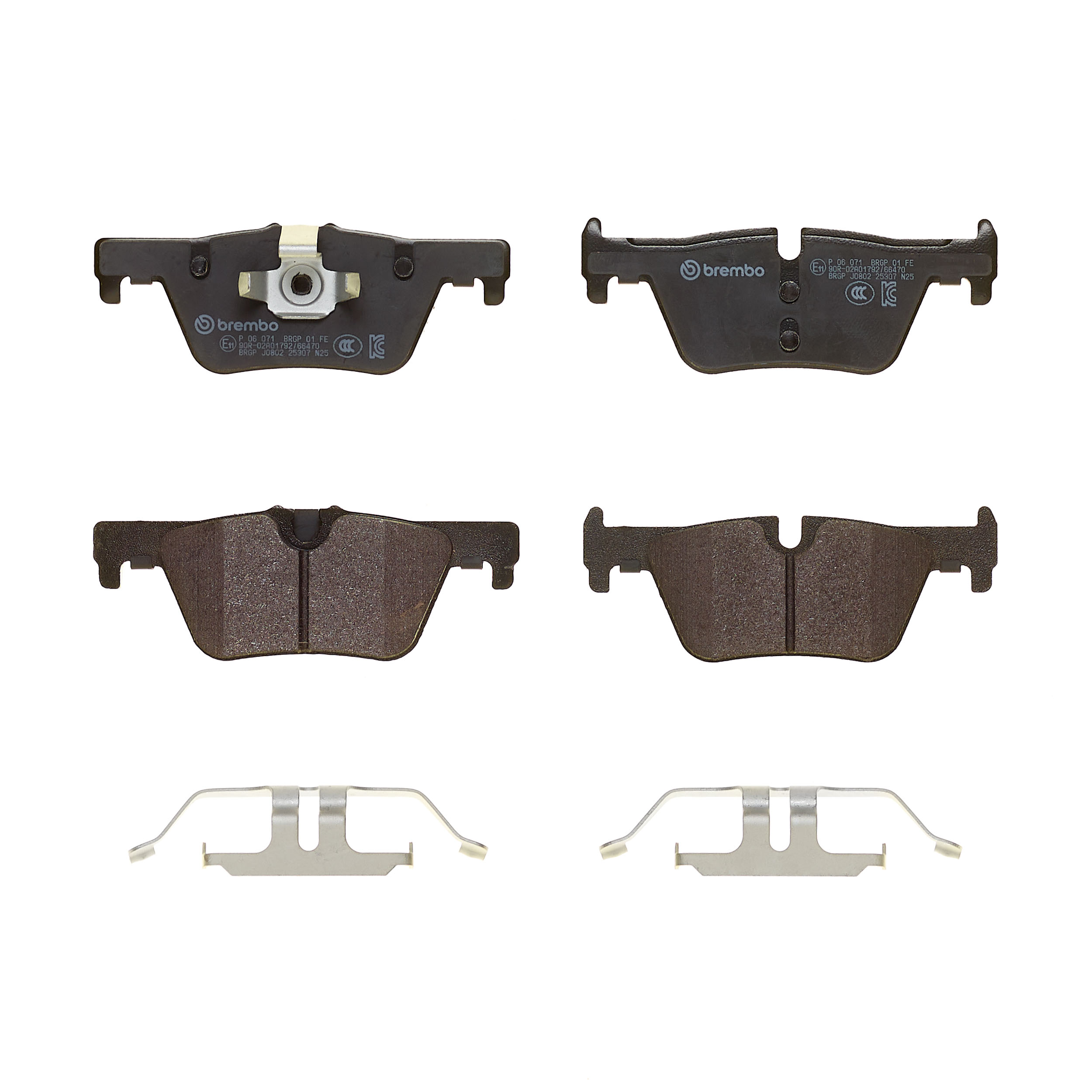 Ilustracja P 06 071 BREMBO klocki hamulcowe