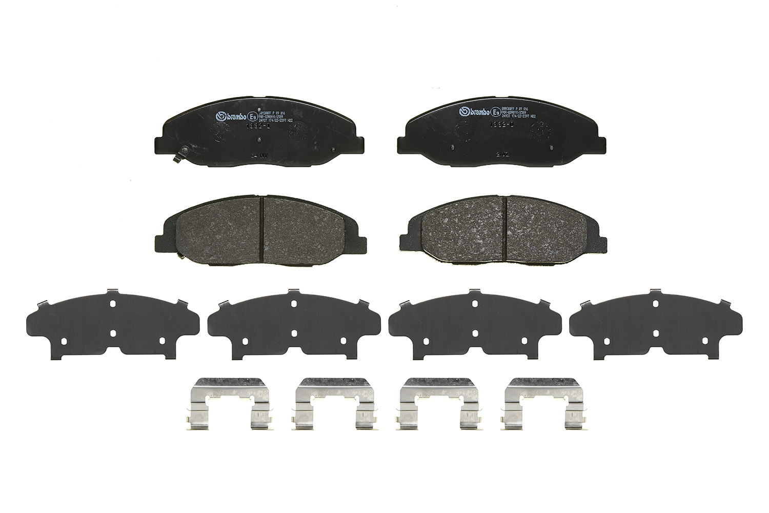 Ilustracja P 09 016 BREMBO klocki hamulcowe