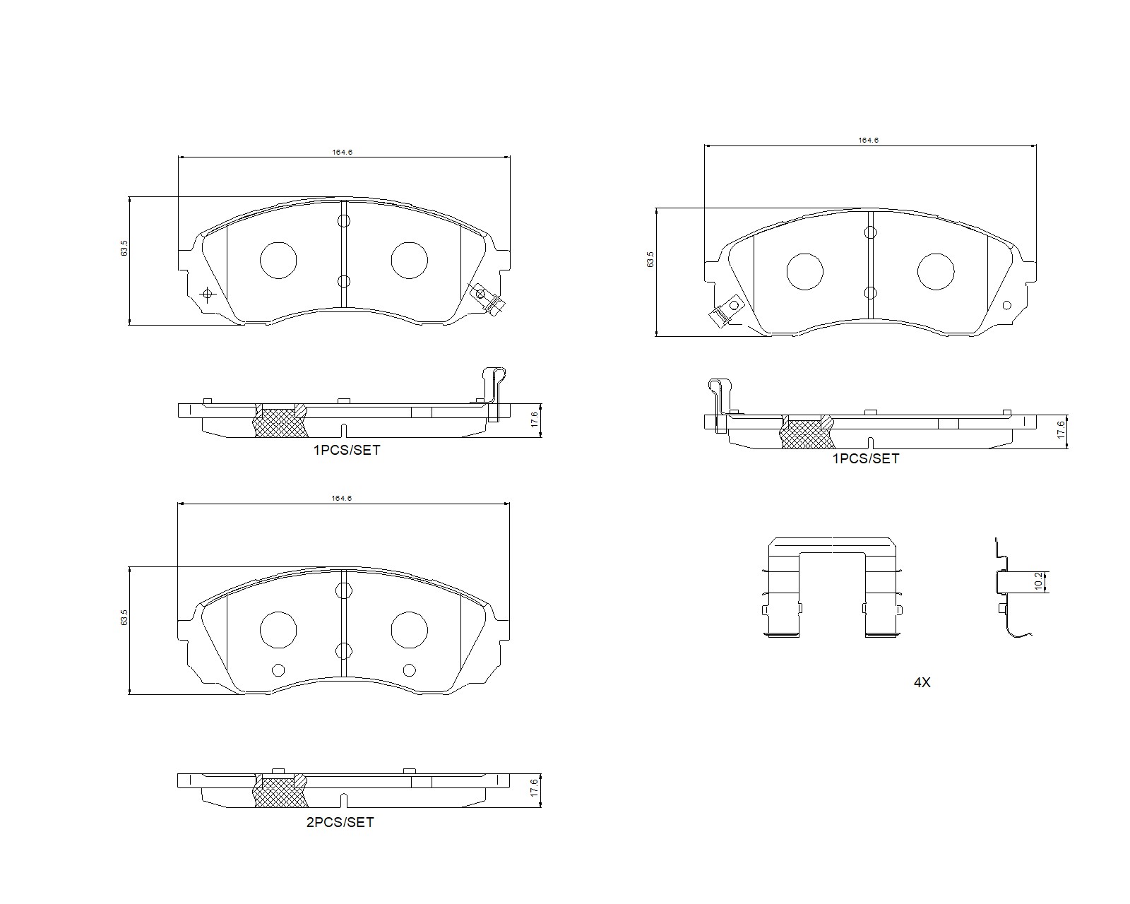 Ilustracja P 30 041G BREMBO klocki hamulcowe