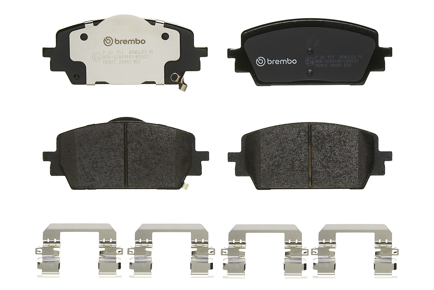 Ilustracja P 30 151 BREMBO klocki hamulcowe