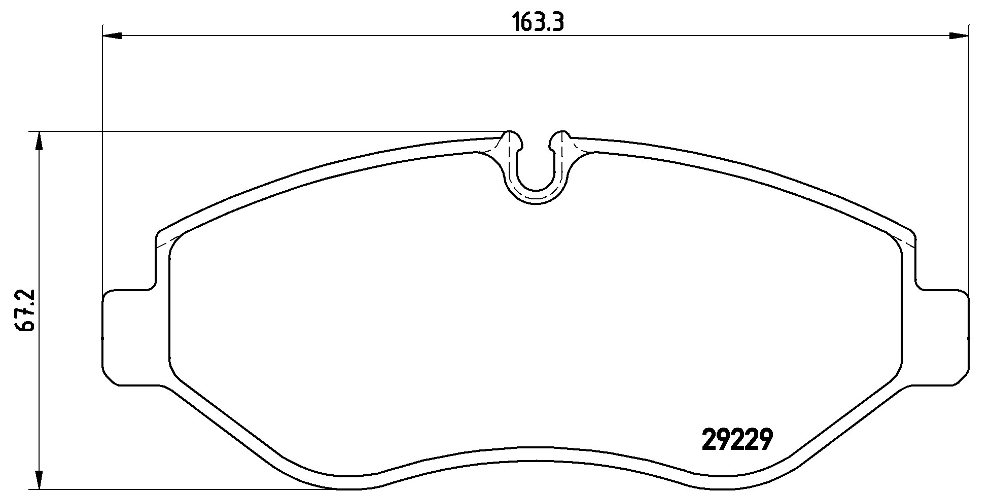 Ilustracja P A6 026G BREMBO klocki hamulcowe