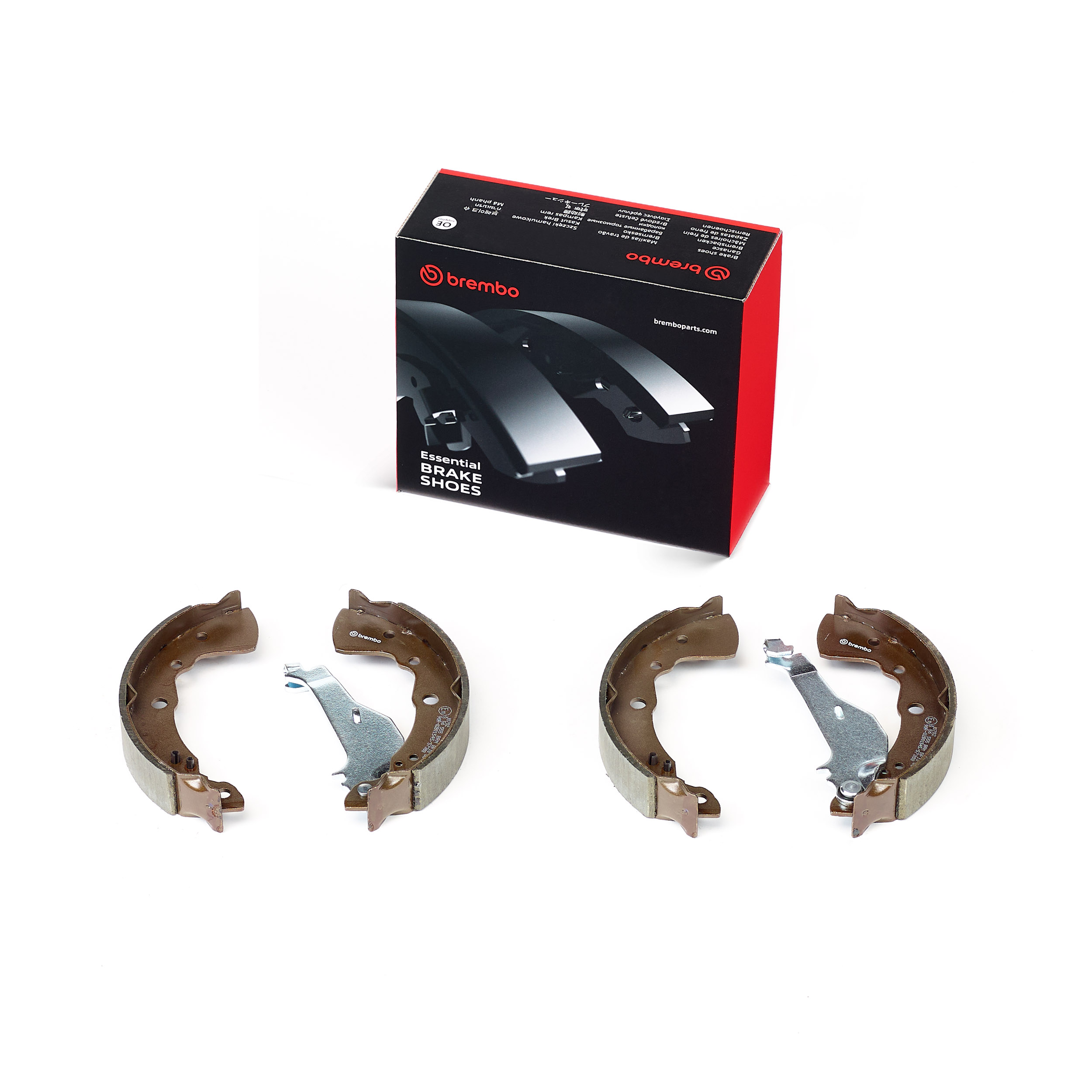 Ilustracja S 56 555 BREMBO zestaw szczęk hamulcowych