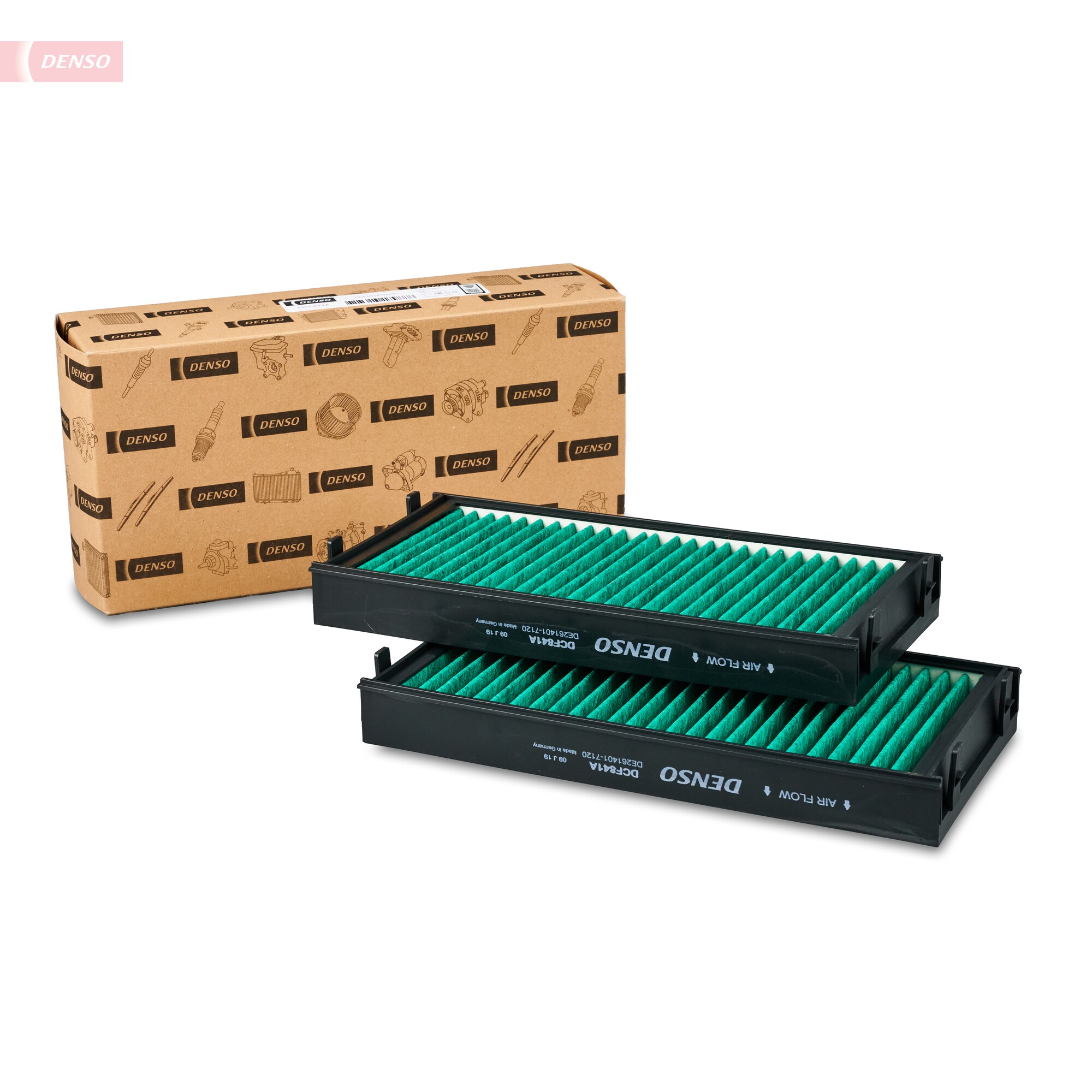 Ilustracja DCF841A DENSO filtr kabinowy