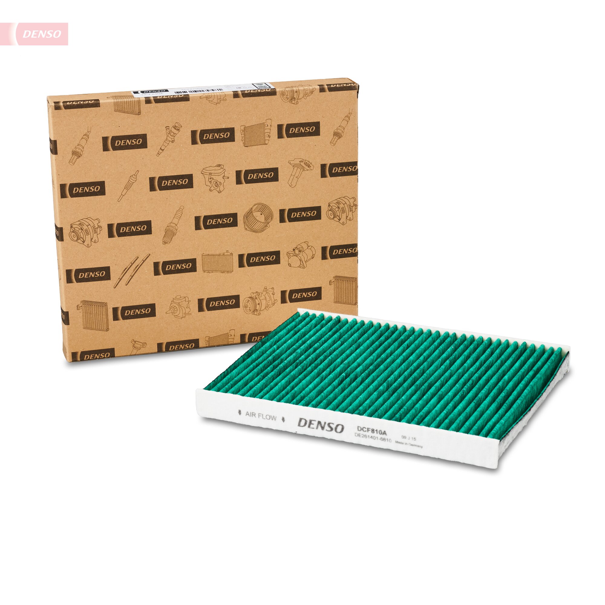 Ilustracja DCF810A DENSO filtr kabinowy
