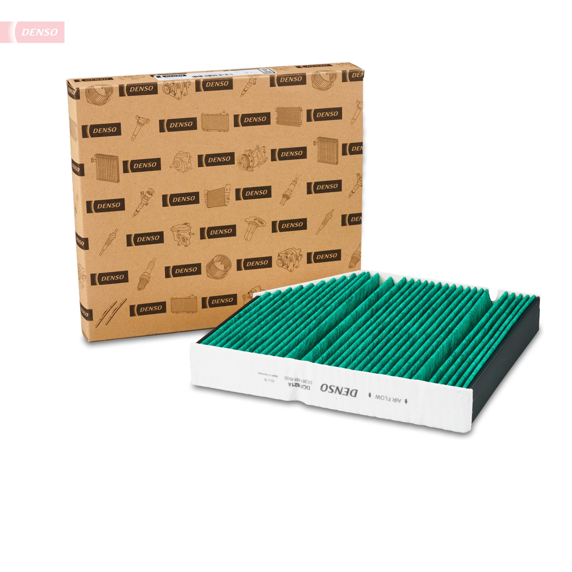 Ilustracja DCF821A DENSO filtr kabinowy