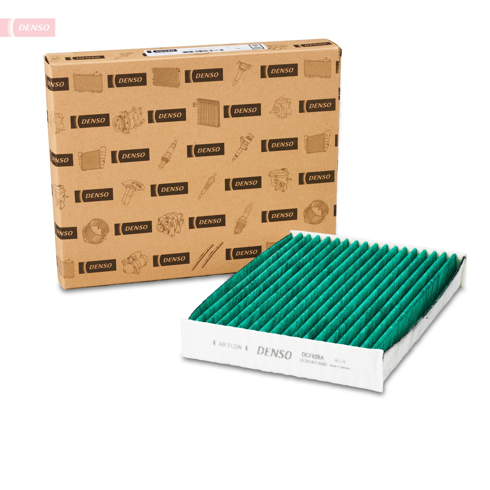 Ilustracja DCF828A DENSO filtr kabinowy