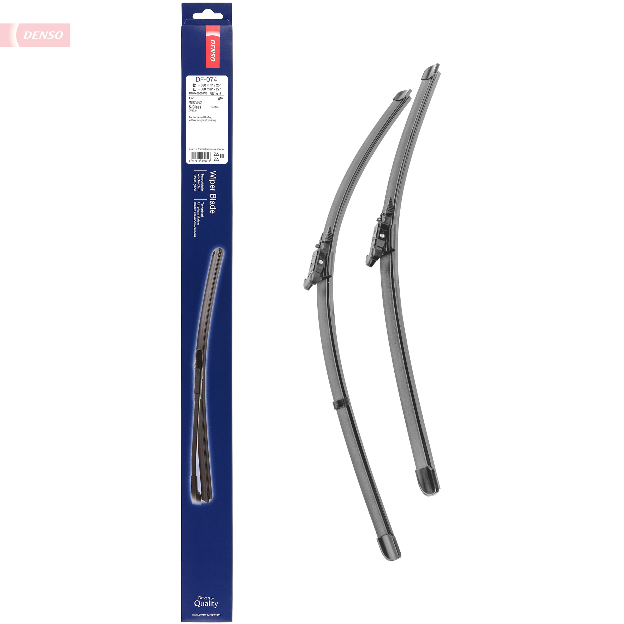 Ilustracja DF-074 DENSO pióro wycieraczki