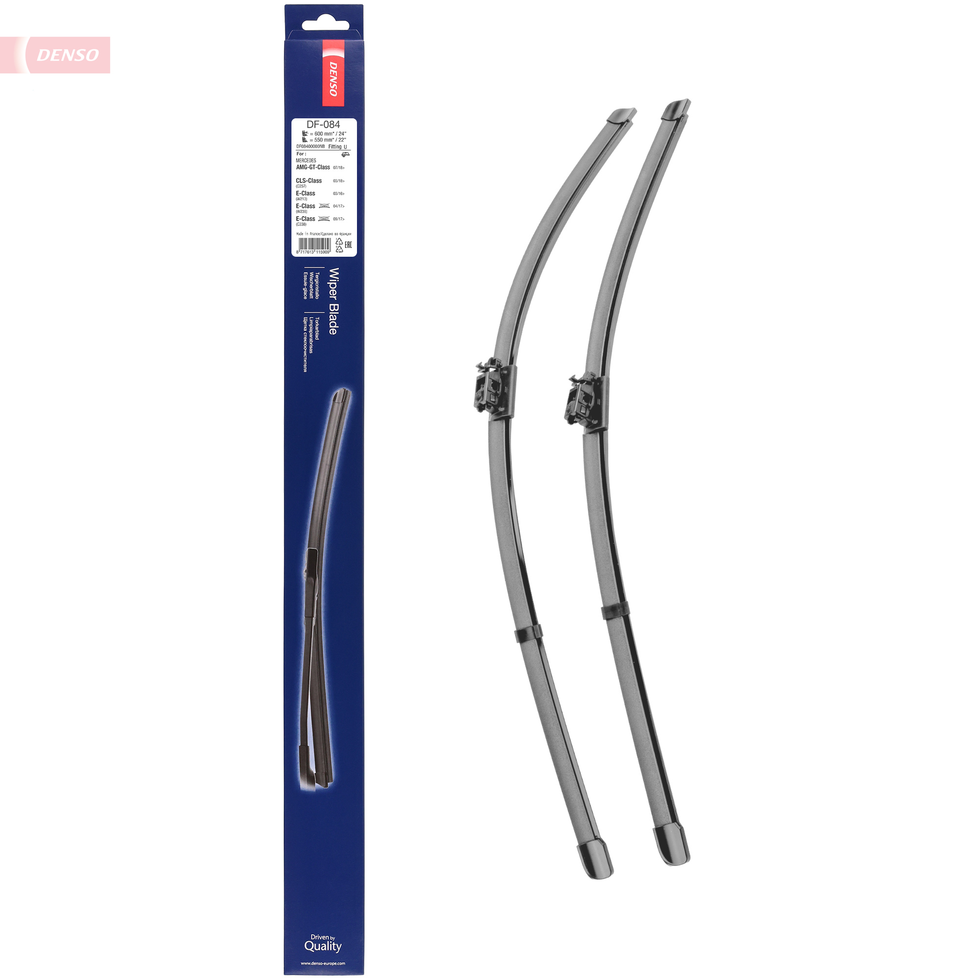 Ilustracja DF-084 DENSO pióro wycieraczki
