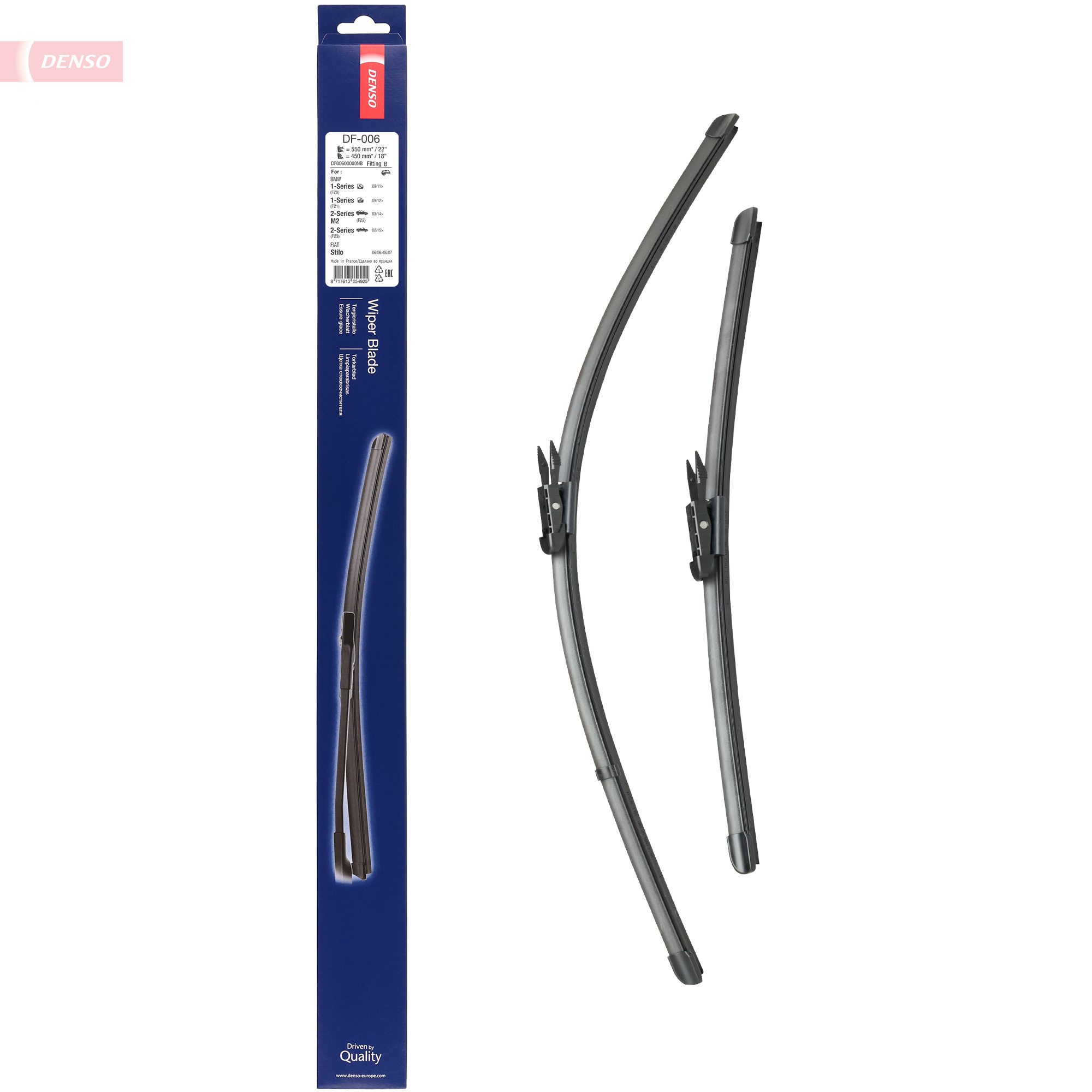 Ilustracja DF-006 DENSO pióro wycieraczki