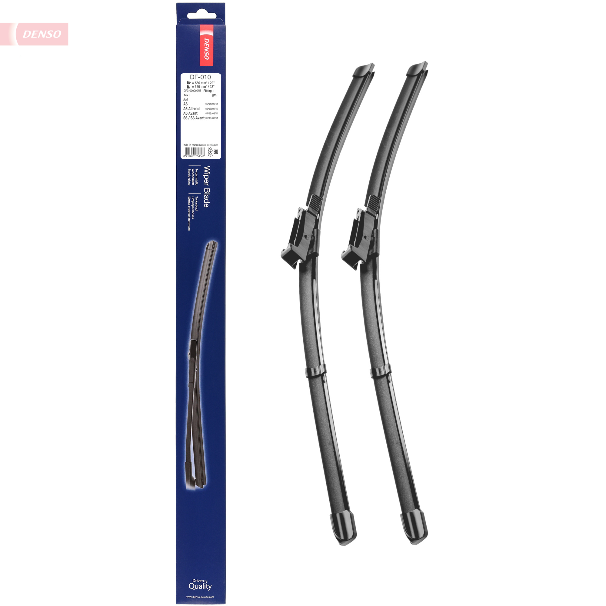 Ilustracja DF-010 DENSO pióro wycieraczki