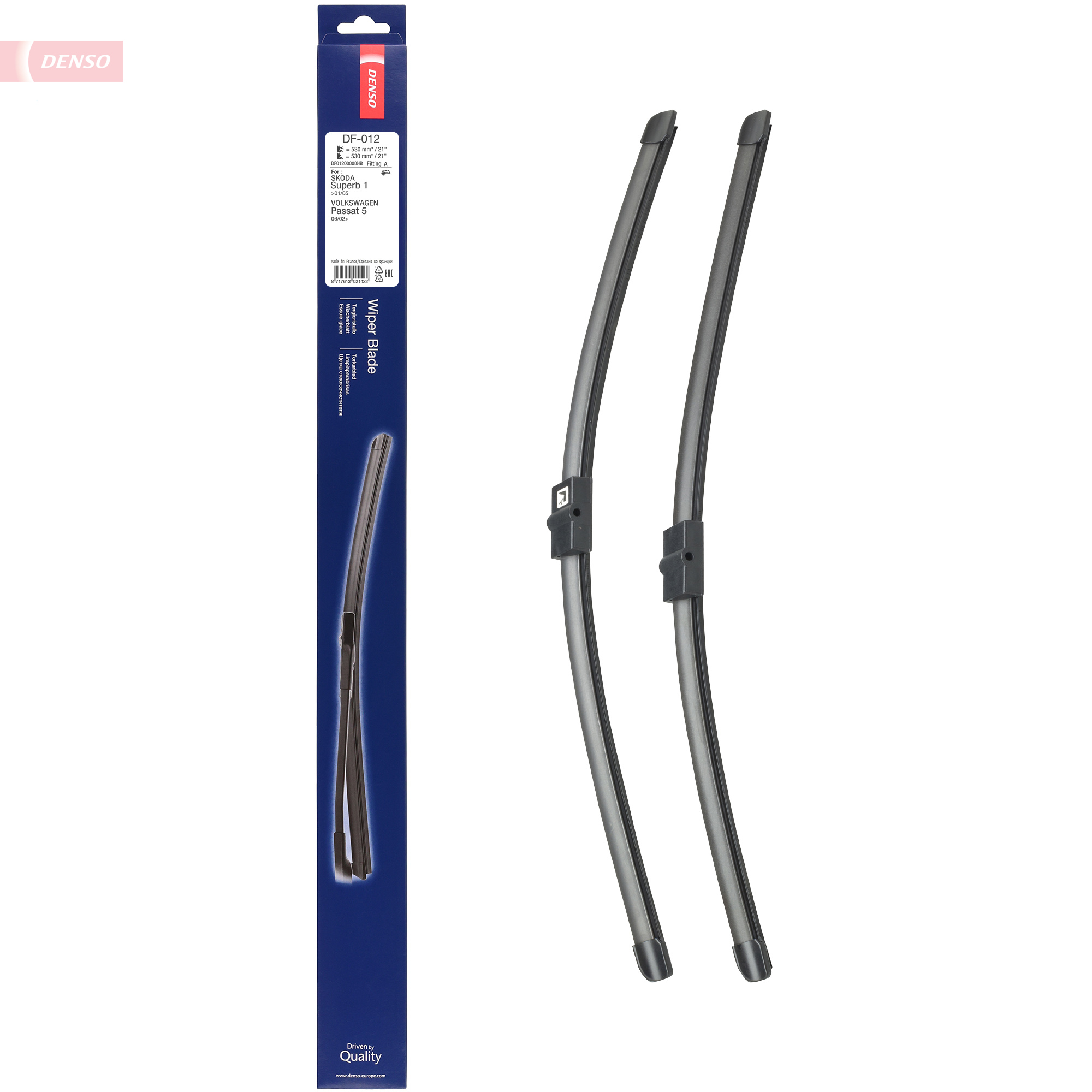 Ilustracja DF-012 DENSO pióro wycieraczki