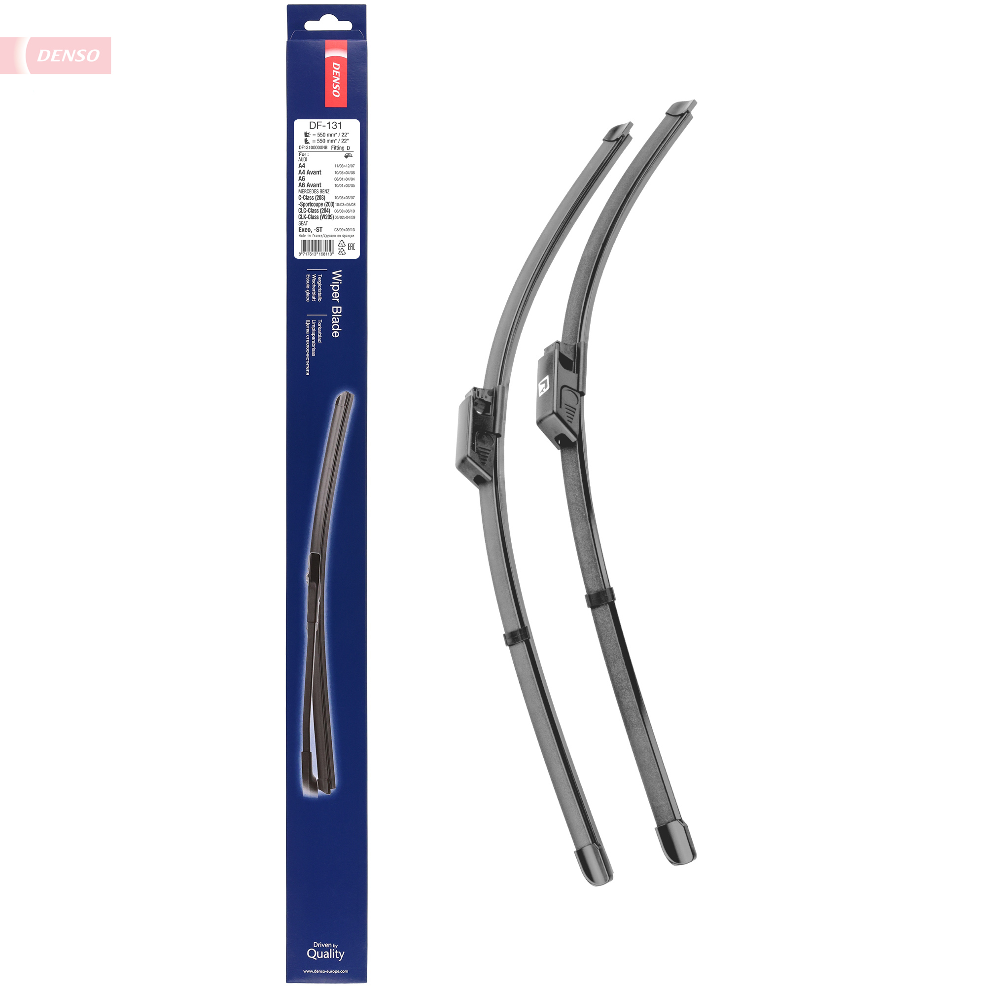 Ilustracja DF-131 DENSO pióro wycieraczki