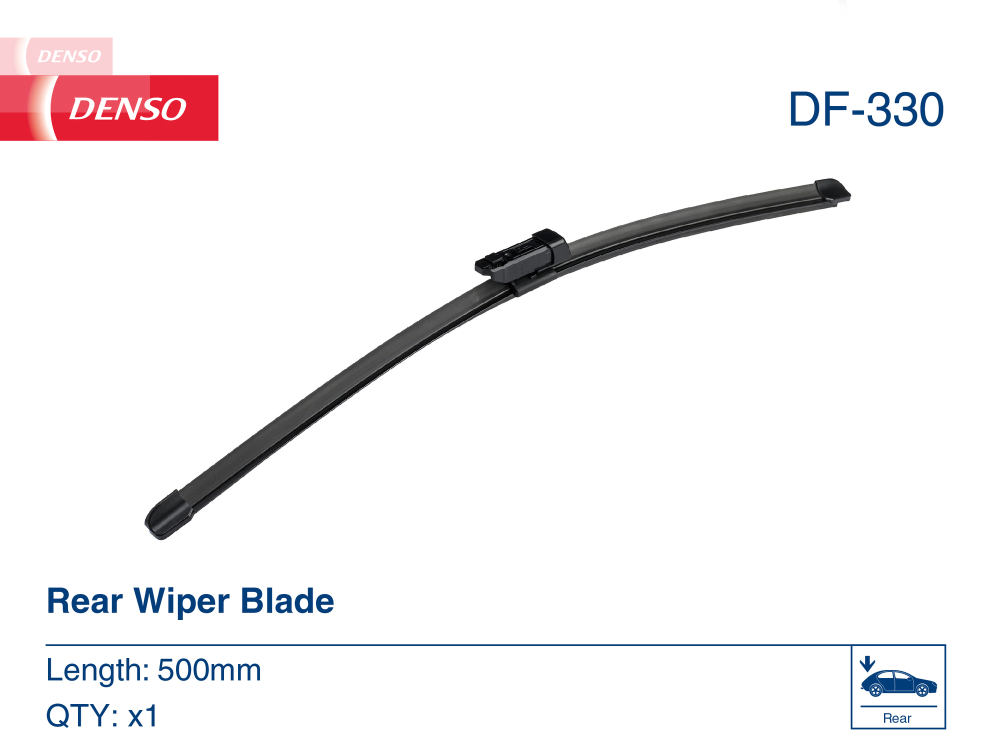 Ilustracja DF-330 DENSO pióro wycieraczki