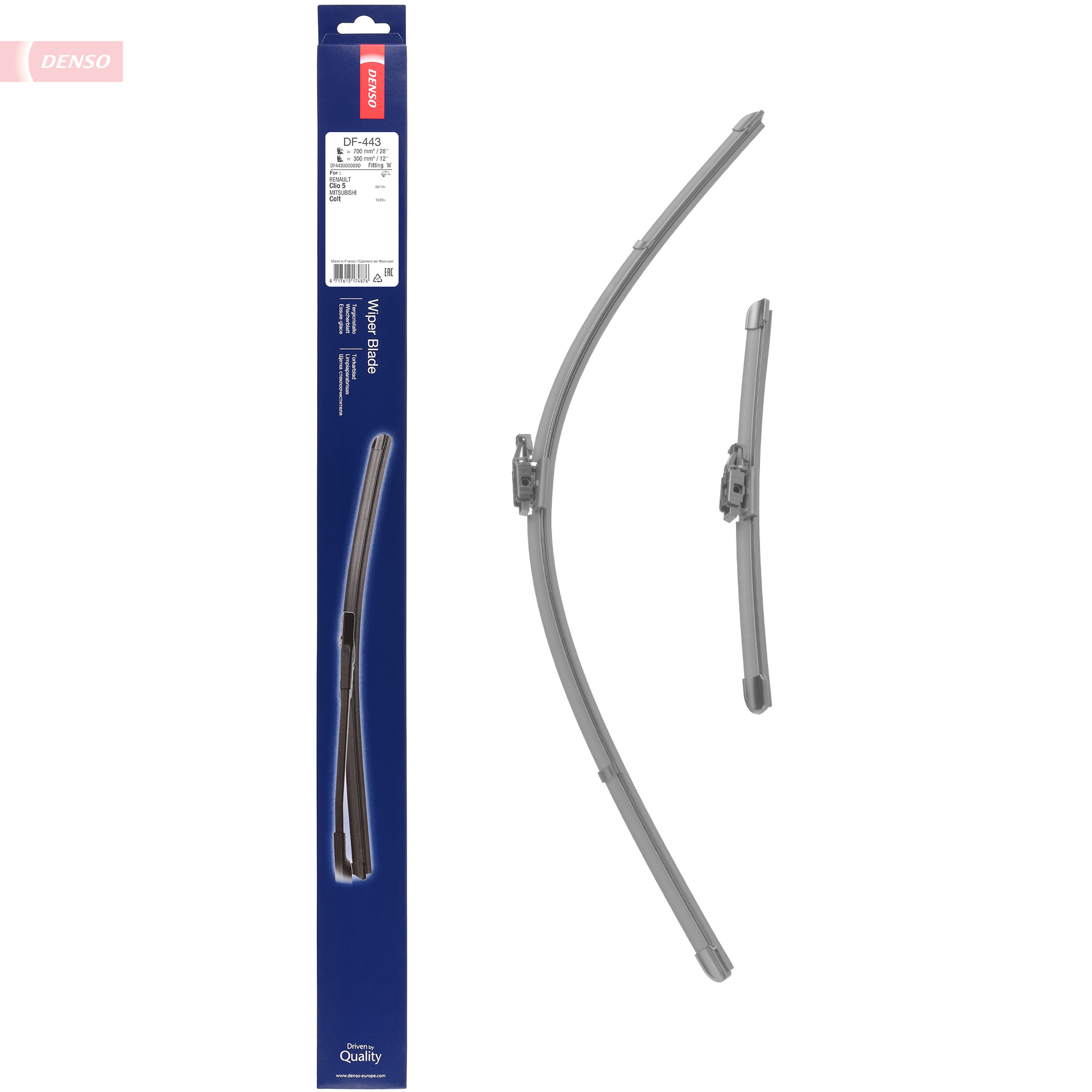 Ilustracja DF-443 DENSO pióro wycieraczki