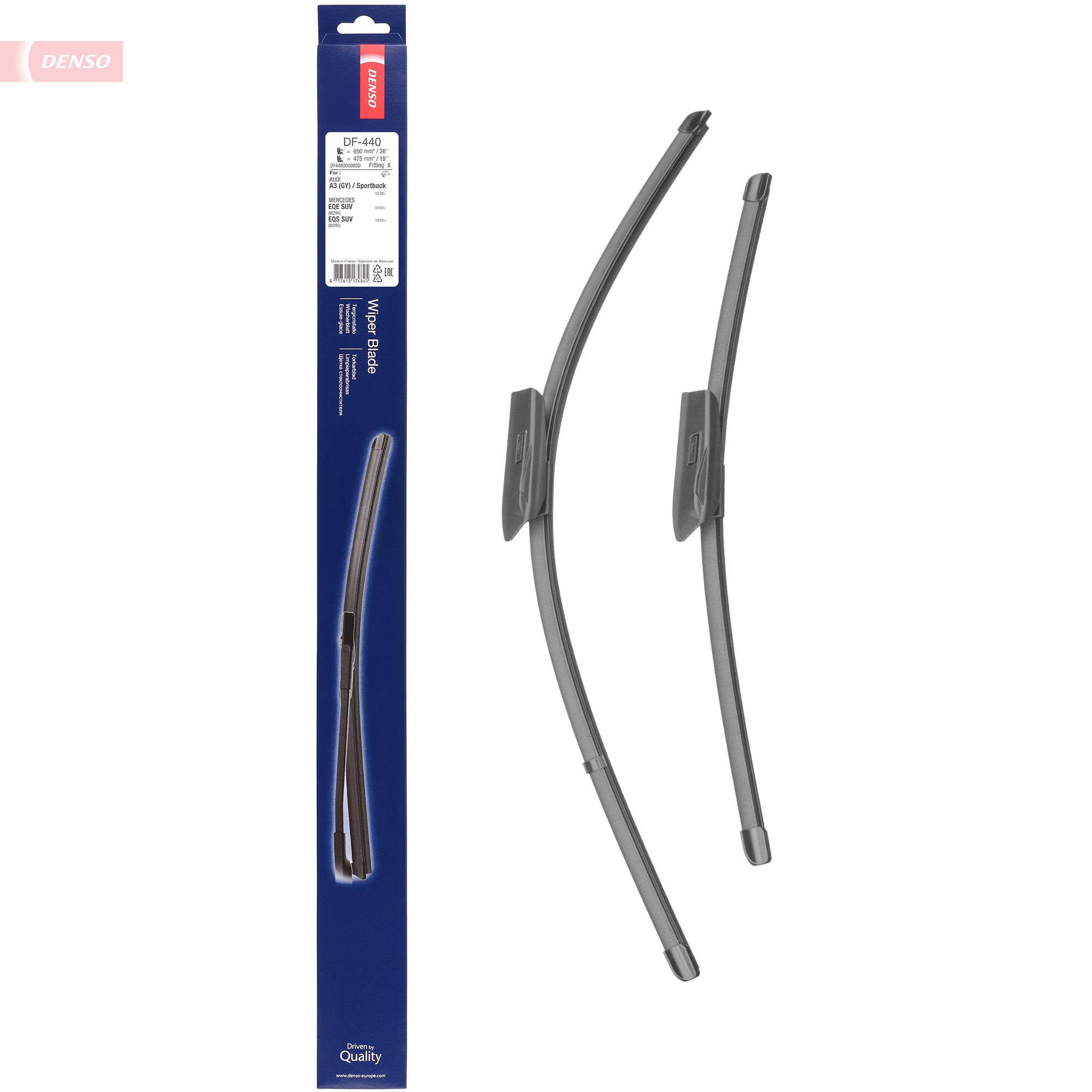 Ilustracja DF-440 DENSO pióro wycieraczki
