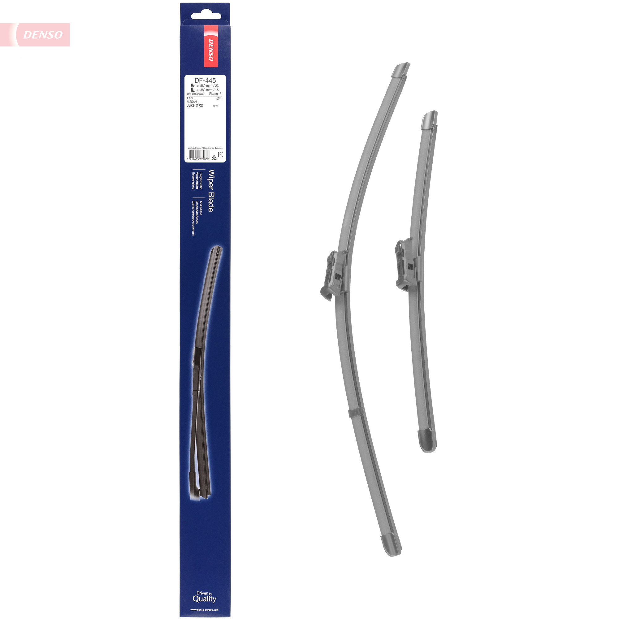 Ilustracja DF-445 DENSO pióro wycieraczki