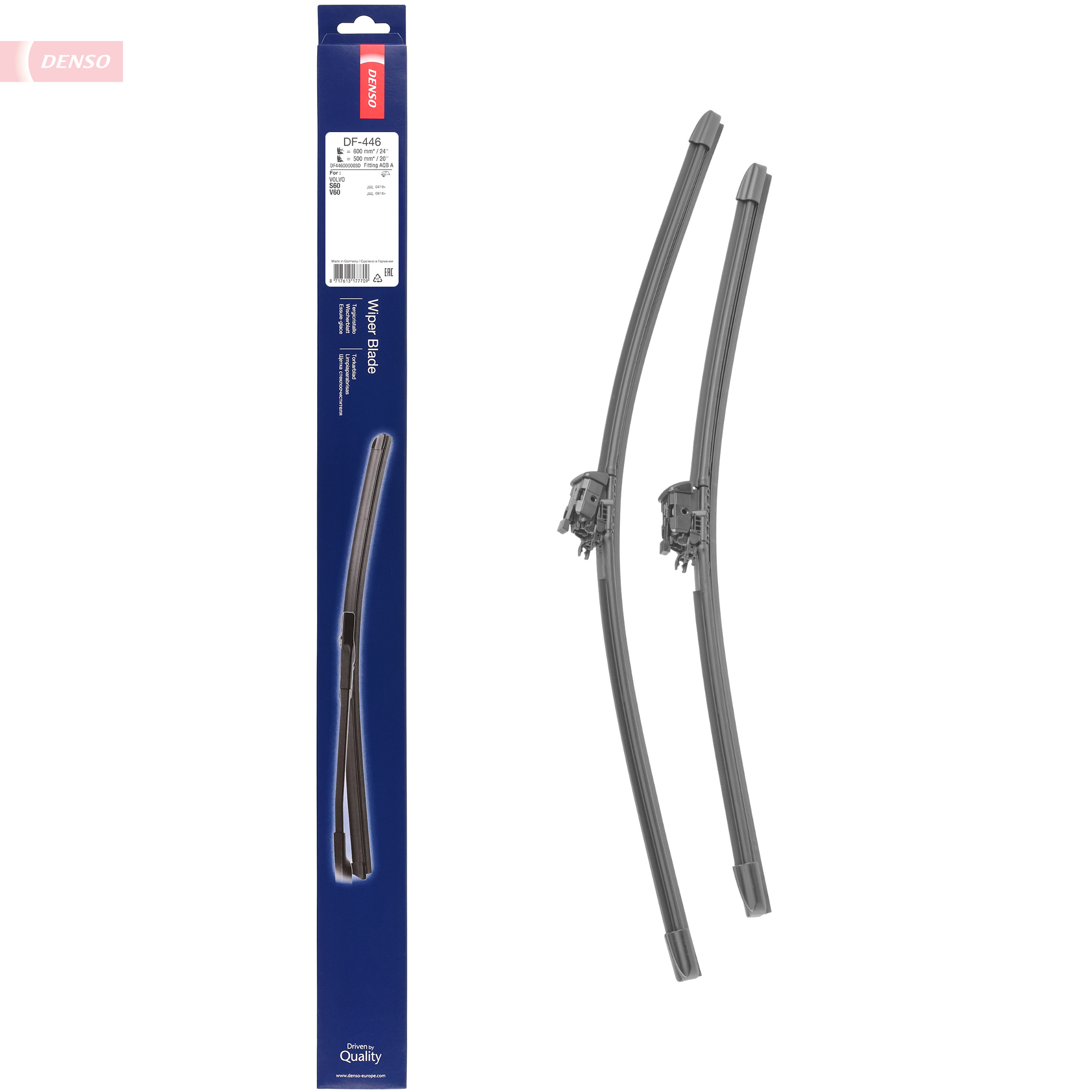 Ilustracja DF-446 DENSO pióro wycieraczki