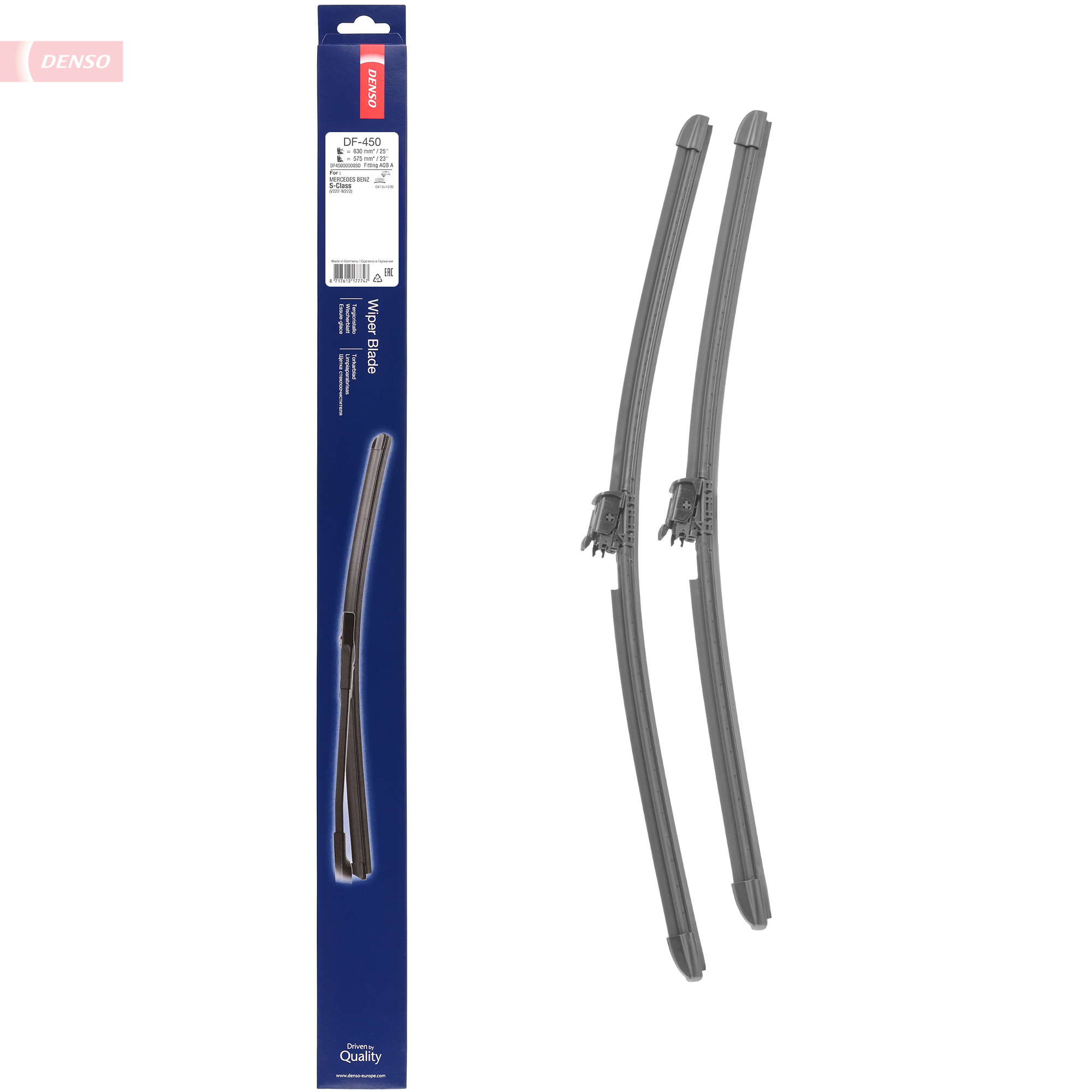 Ilustracja DF-450 DENSO pióro wycieraczki