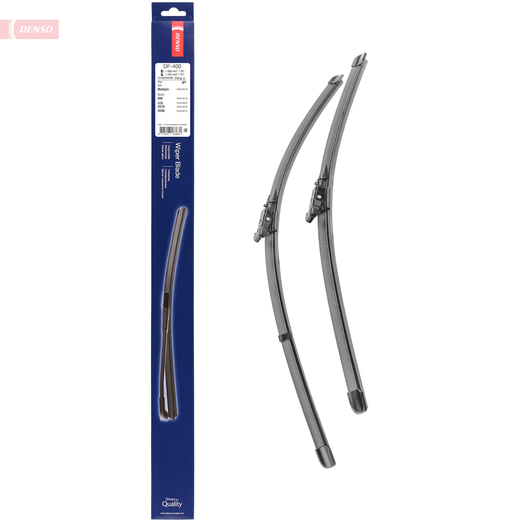 Ilustracja DF-400 DENSO pióro wycieraczki