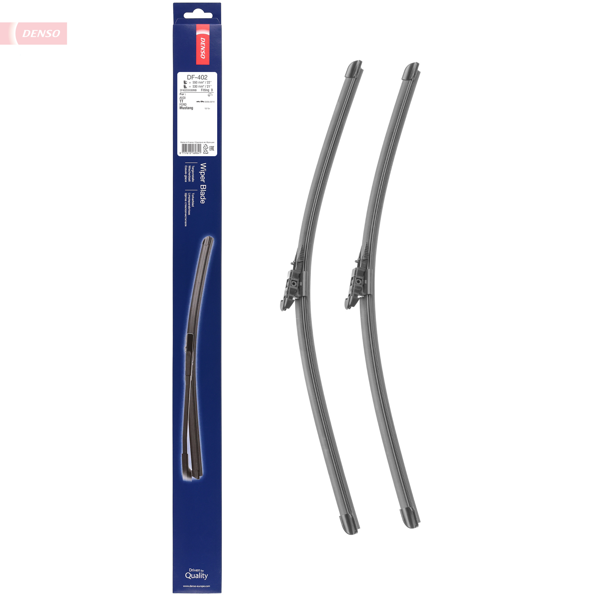 Ilustracja DF-402 DENSO pióro wycieraczki