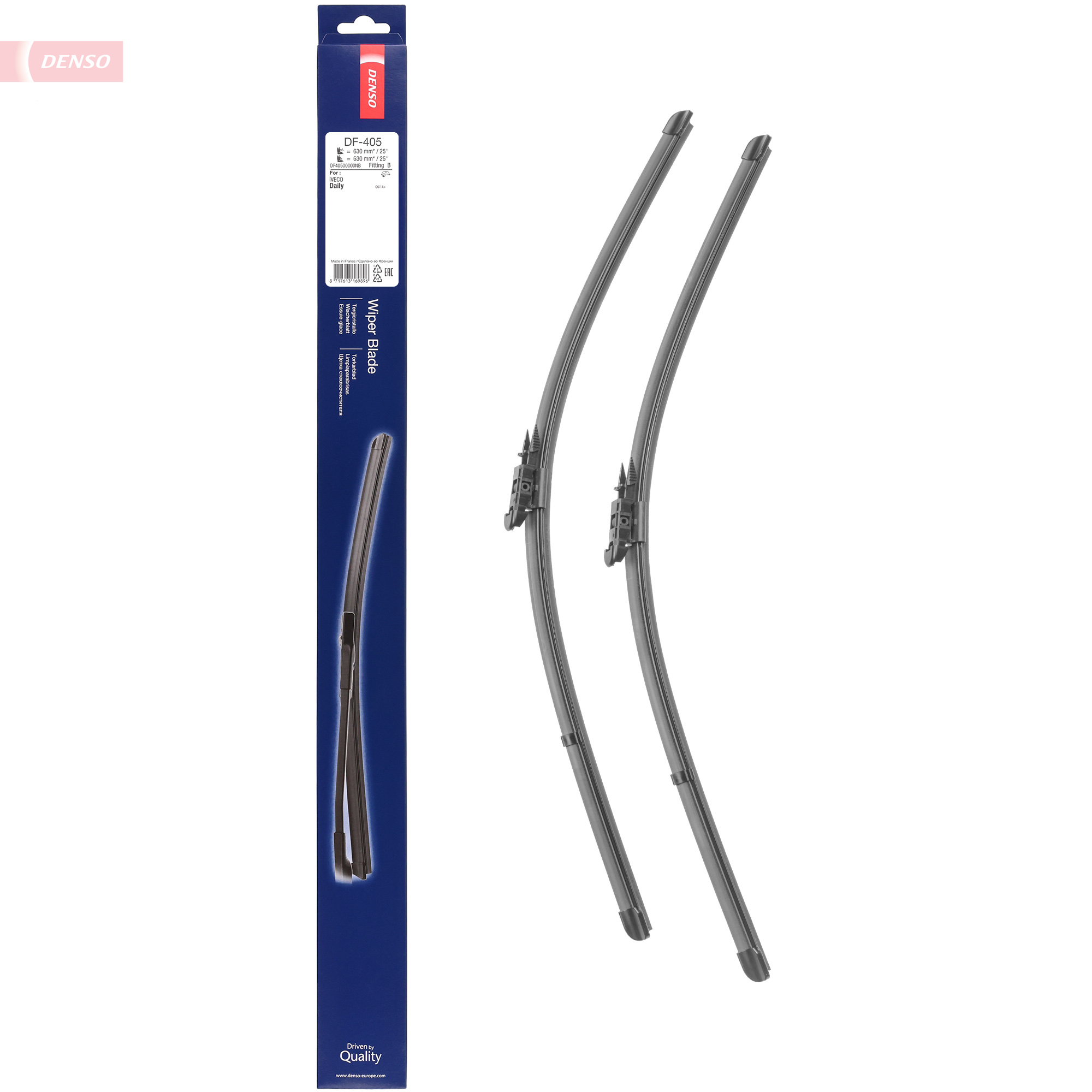 Ilustracja DF-405 DENSO pióro wycieraczki