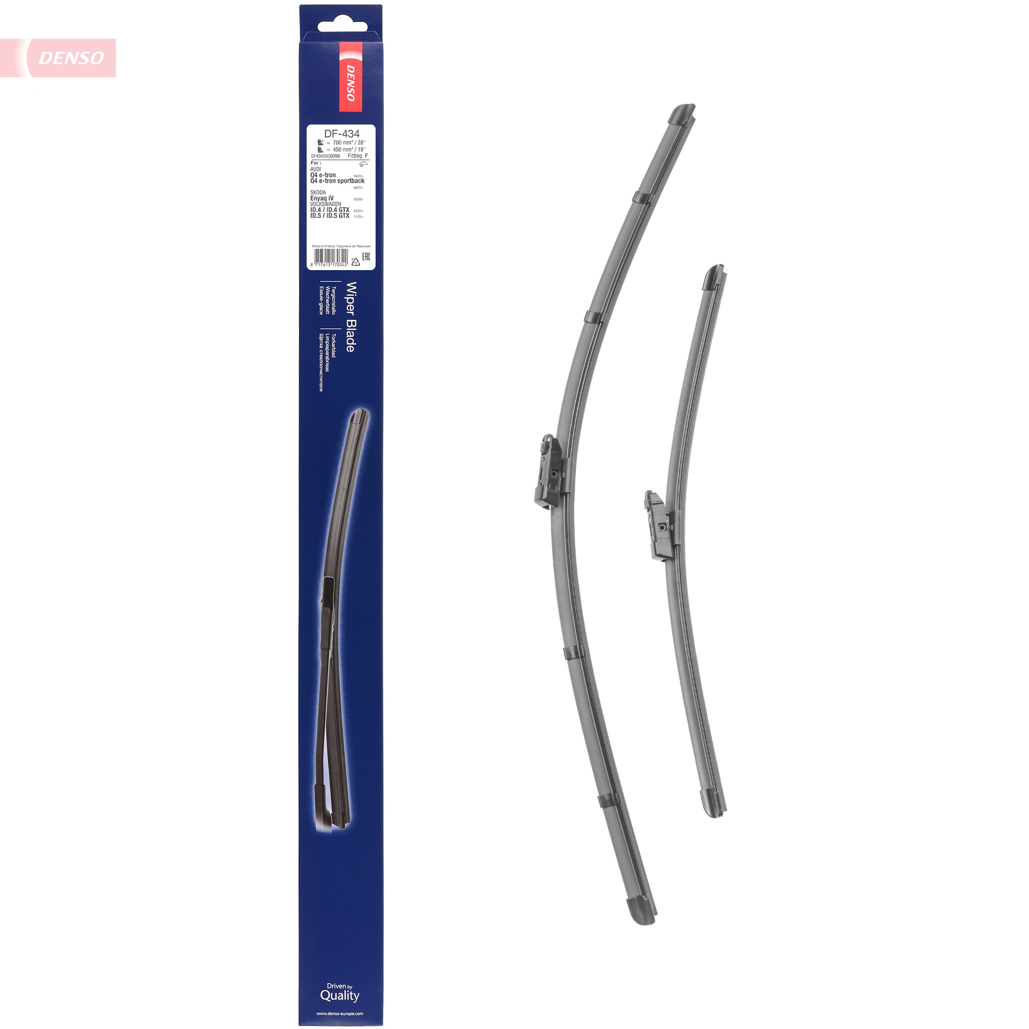 Ilustracja DF-434 DENSO pióro wycieraczki