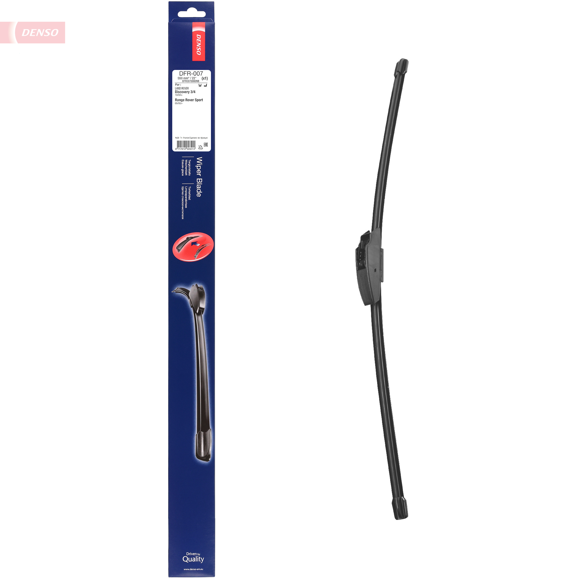 Ilustracja DFR-007 DENSO pióro wycieraczki