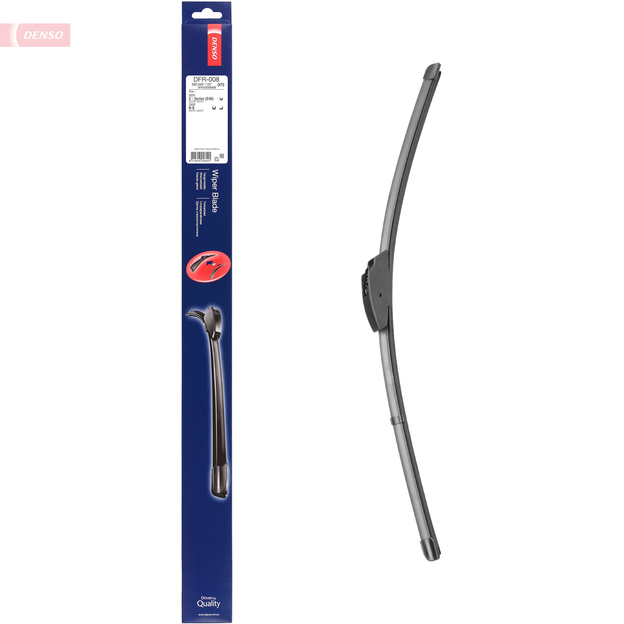 Ilustracja DFR-008 DENSO pióro wycieraczki