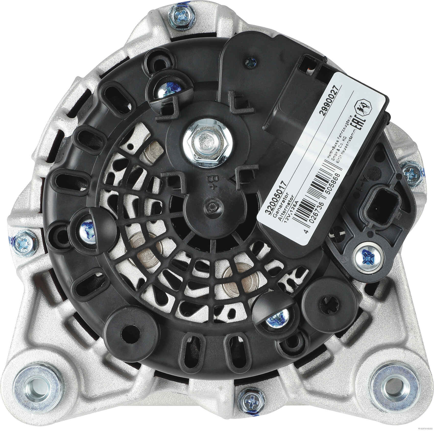 Ilustracja 32005017 HERTH+BUSS ELPARTS alternator