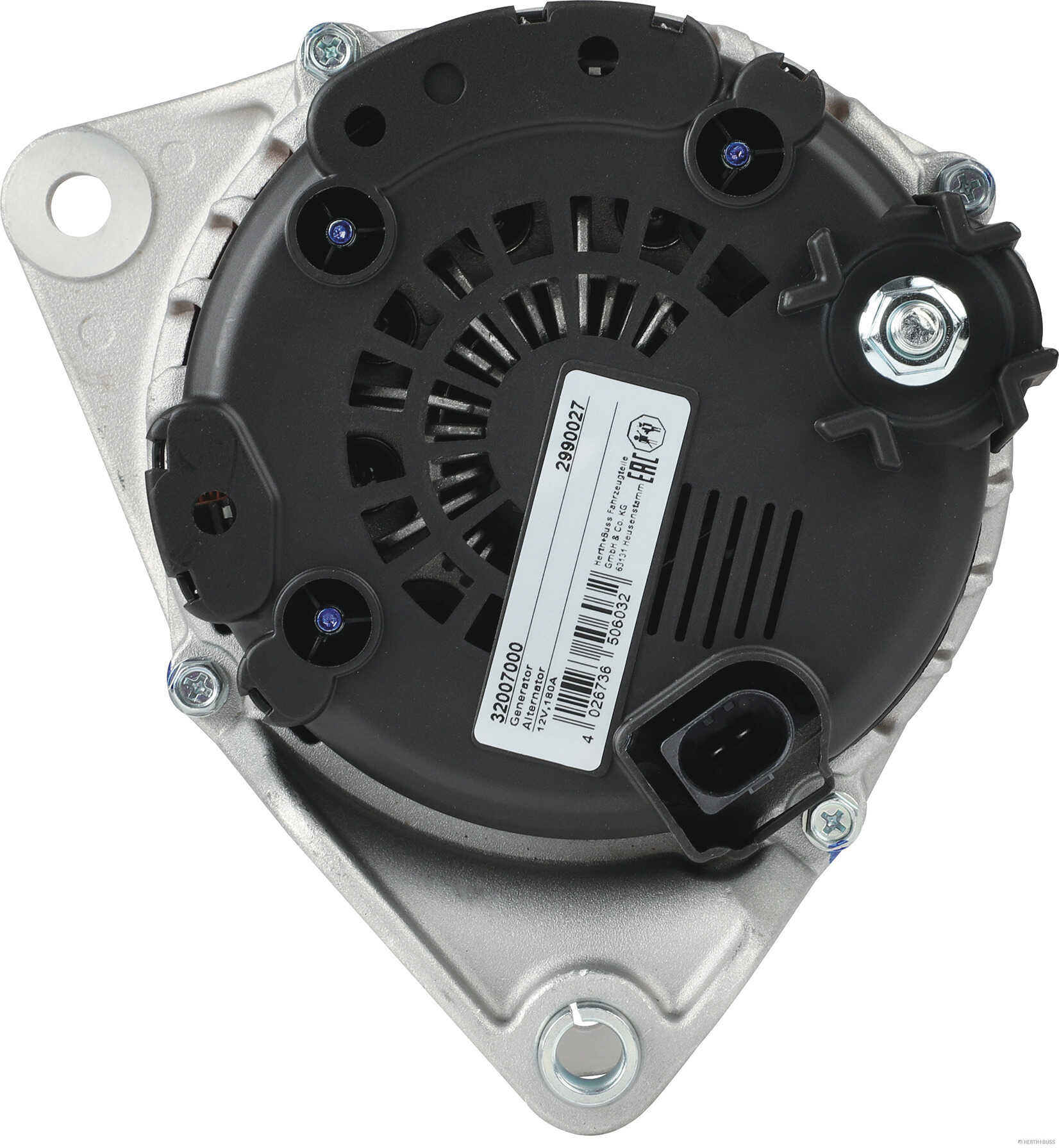 Ilustracja 32007000 HERTH+BUSS ELPARTS alternator
