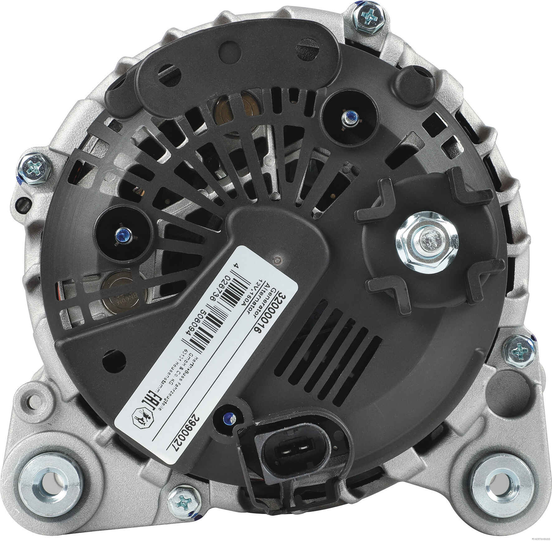 Ilustracja 32000016 HERTH+BUSS ELPARTS alternator