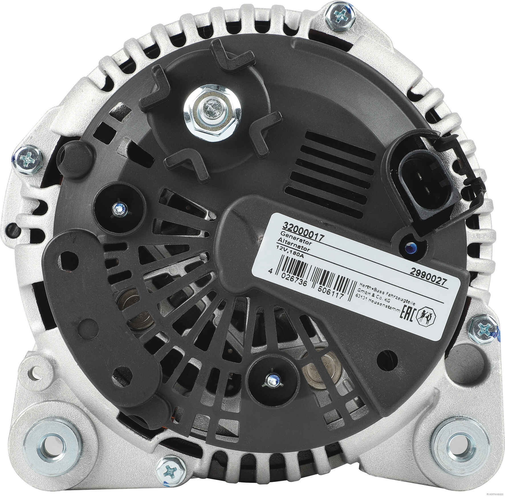 Ilustracja 32000017 HERTH+BUSS ELPARTS alternator