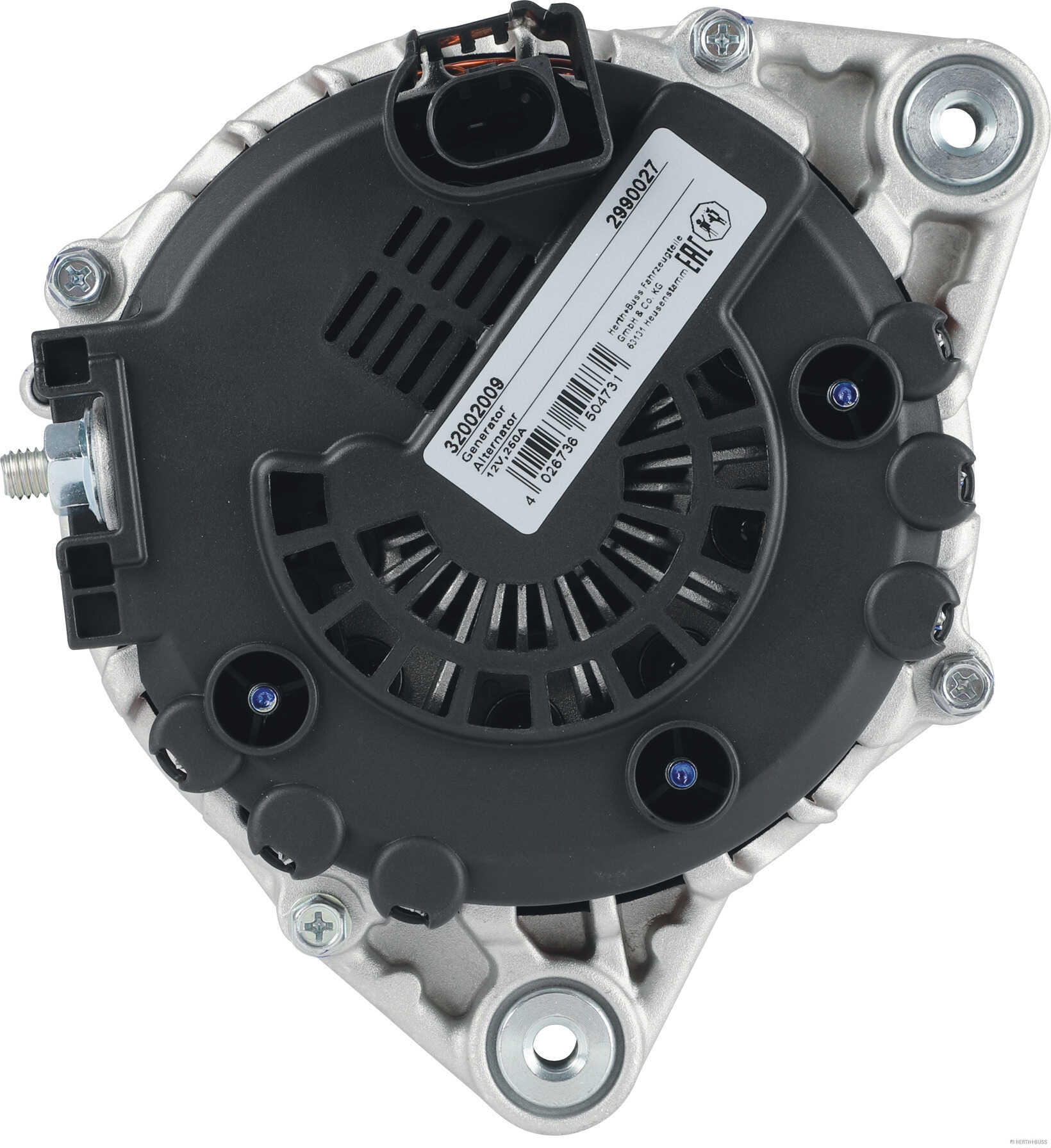Ilustracja 32002009 HERTH+BUSS ELPARTS alternator