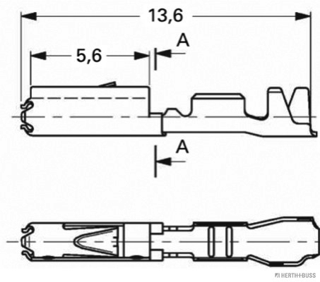 Ilustracja 50251478 HERTH+BUSS ELPARTS złącze Crimp
