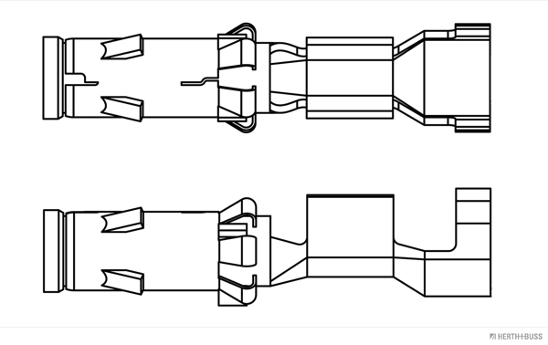 Ilustracja 50251868 HERTH+BUSS ELPARTS złącze Crimp