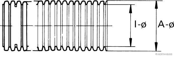 Ilustracja 51271157 HERTH+BUSS ELPARTS rura falista