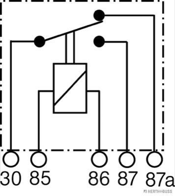 Ilustracja 75613151 HERTH+BUSS ELPARTS przekaźnik, prąd pracy