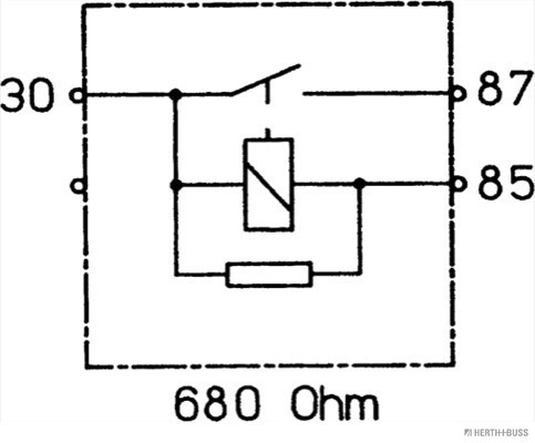 Ilustracja 75613186 HERTH+BUSS ELPARTS przekaźnik, pompa paliwowa