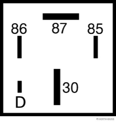 Ilustracja 75613198 HERTH+BUSS ELPARTS przekaźnik, prąd pracy