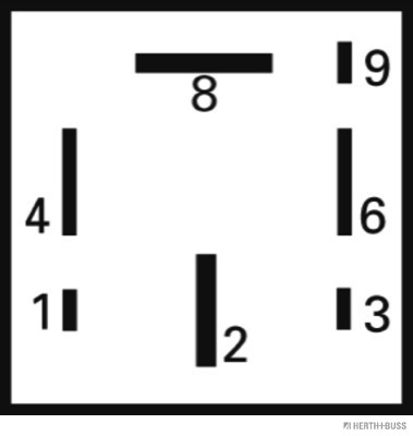 Ilustracja 75898050 HERTH+BUSS ELPARTS przekaźnik, pompa paliwowa