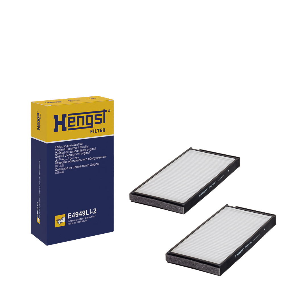 Ilustracja E4949LI-2 HENGST FILTER filtr kabinowy