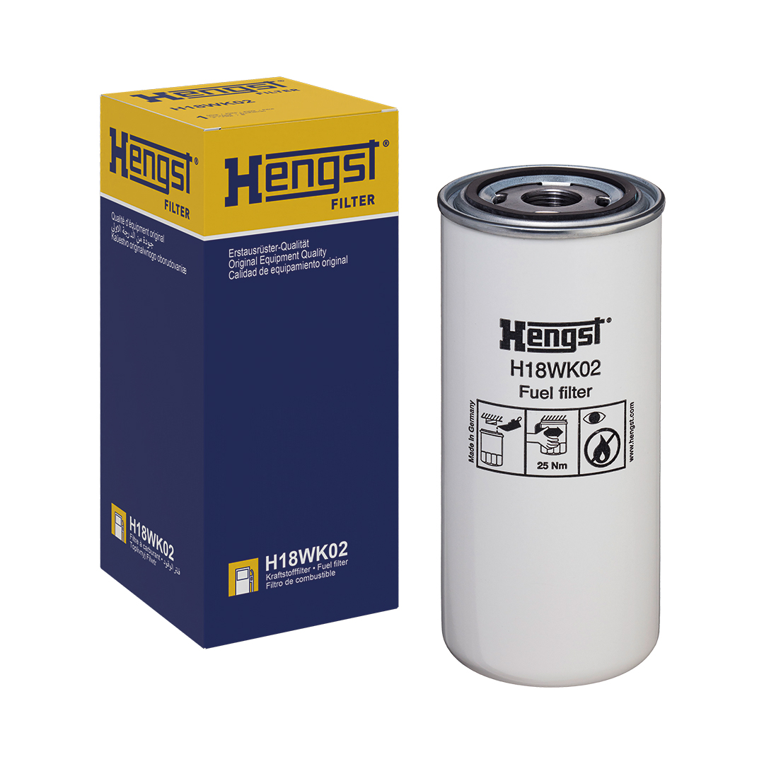 Ilustracja H18WK02 HENGST FILTER filtr paliwa