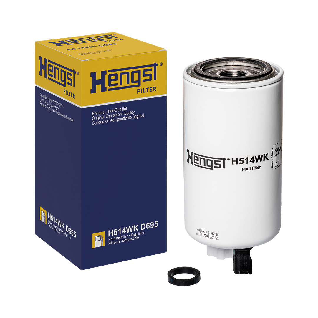 Ilustracja H514WK D695 HENGST FILTER filtr paliwa