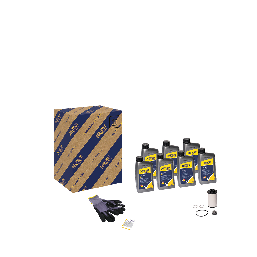 Ilustracja KIT821 HENGST FILTER zestaw części, wymiana oleju automatycznej skrzyni biegów