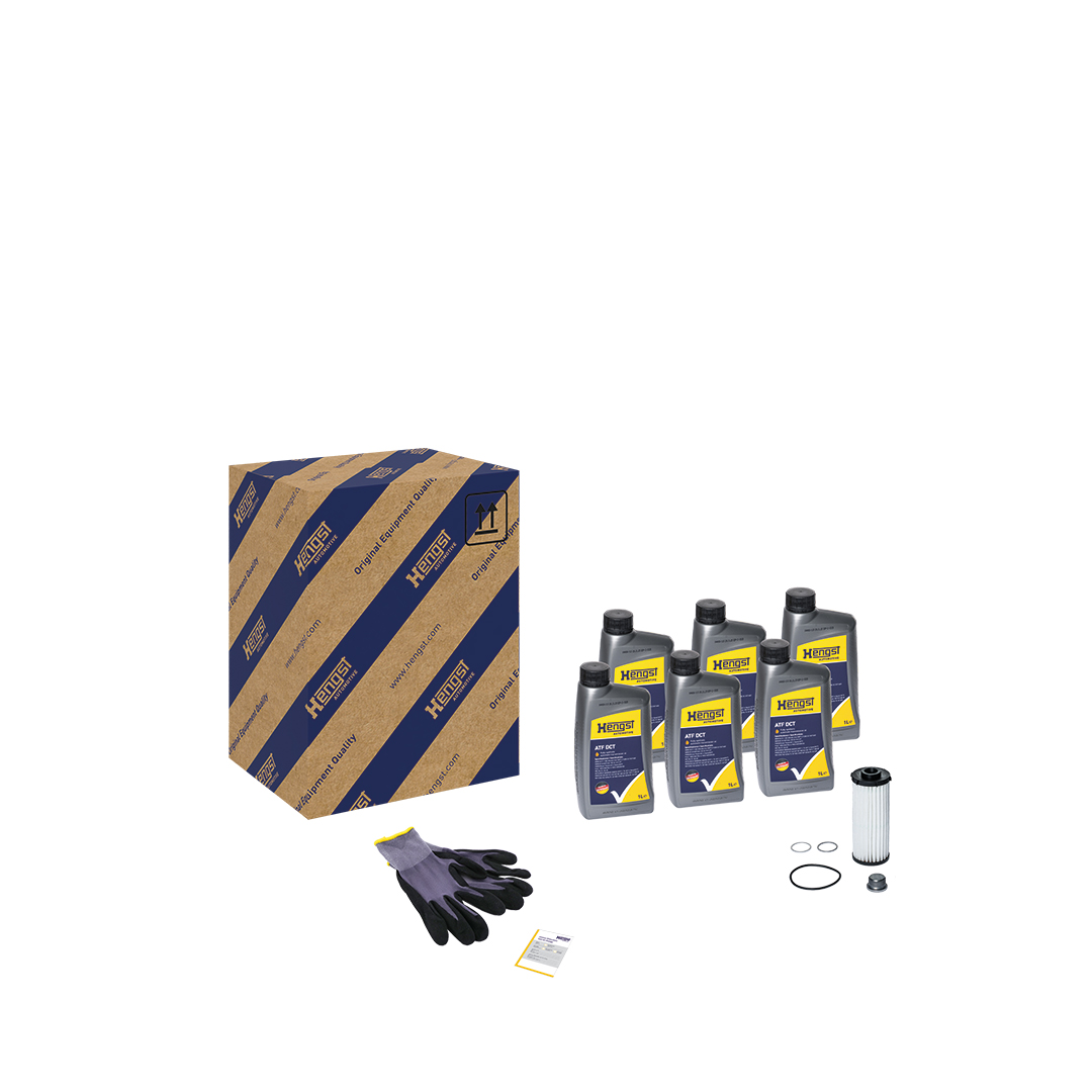Ilustracja KIT823 HENGST FILTER zestaw części, wymiana oleju automatycznej skrzyni biegów