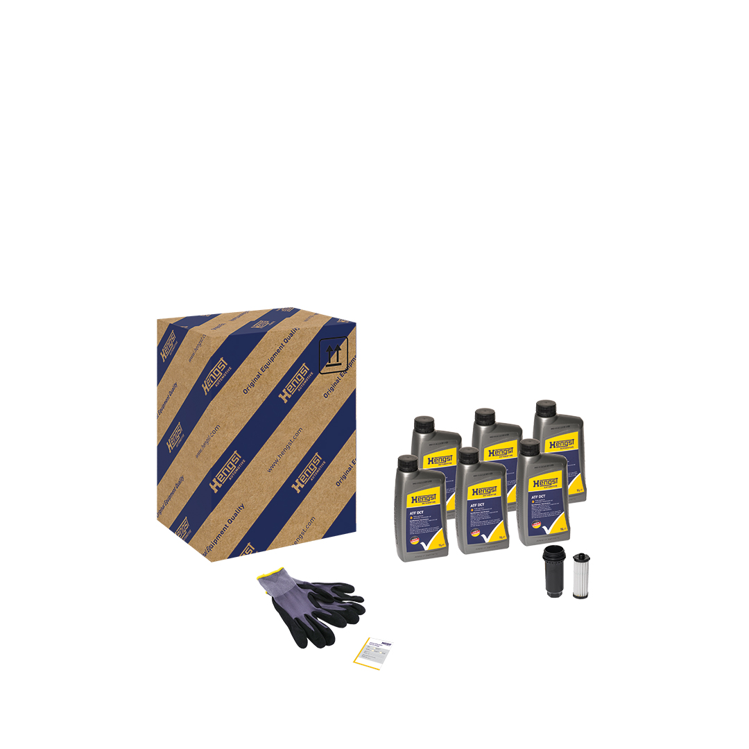 Ilustracja KIT828 HENGST FILTER zestaw części, wymiana oleju automatycznej skrzyni biegów