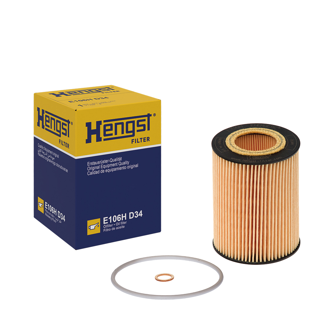 Ilustracja E106H D34 HENGST FILTER filtr oleju