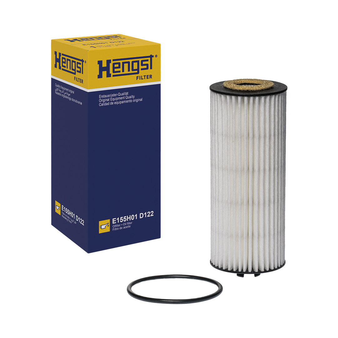 Ilustracja E155H01 D122 HENGST FILTER filtr oleju