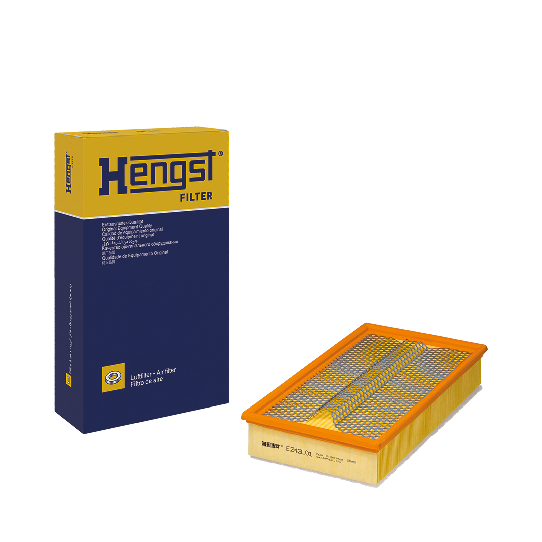 Ilustracja E242L01 HENGST FILTER filtr powietrza